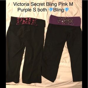 Victoria Secret Bling Yogo Capri Pants 💎BLING💎